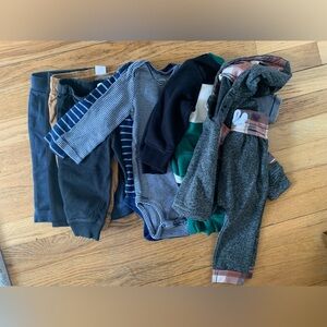 6-12 month Boys Joggers and sweatsuit Bundle